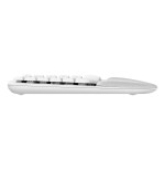 Teclado alemán logitech wave keys for mac hogar / oficina bluetooth qwertz blanco
