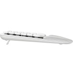 Teclado alemán logitech wave keys for mac hogar / oficina bluetooth qwertz blanco