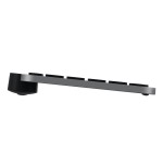 Teclado ingles logitech mx keys s for mac oficina rf wireless + bluetooth qwerty internacional de ee.uu. aluminio, negro