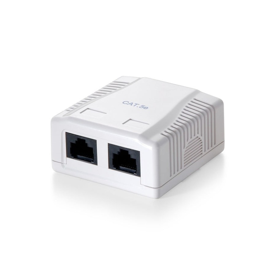 Equip roseta de superficie categoria 6 2 hembras rj45