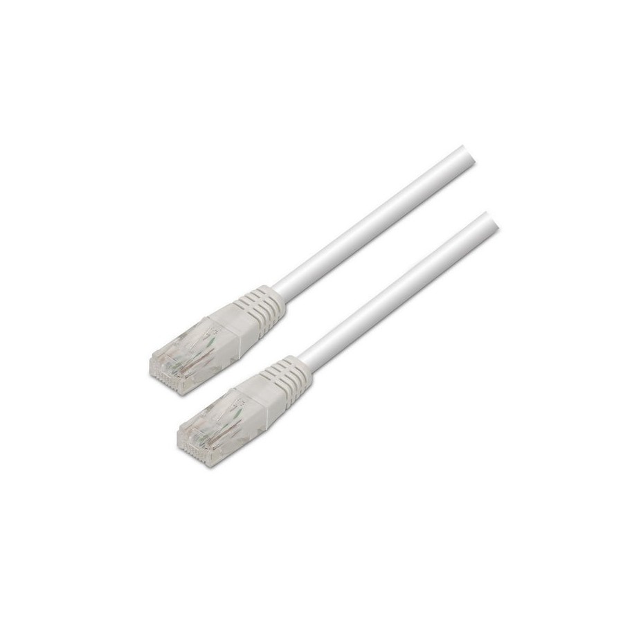 Aisens cable de red rj45 cat.5e utp awg24 - 0.50m - blanco