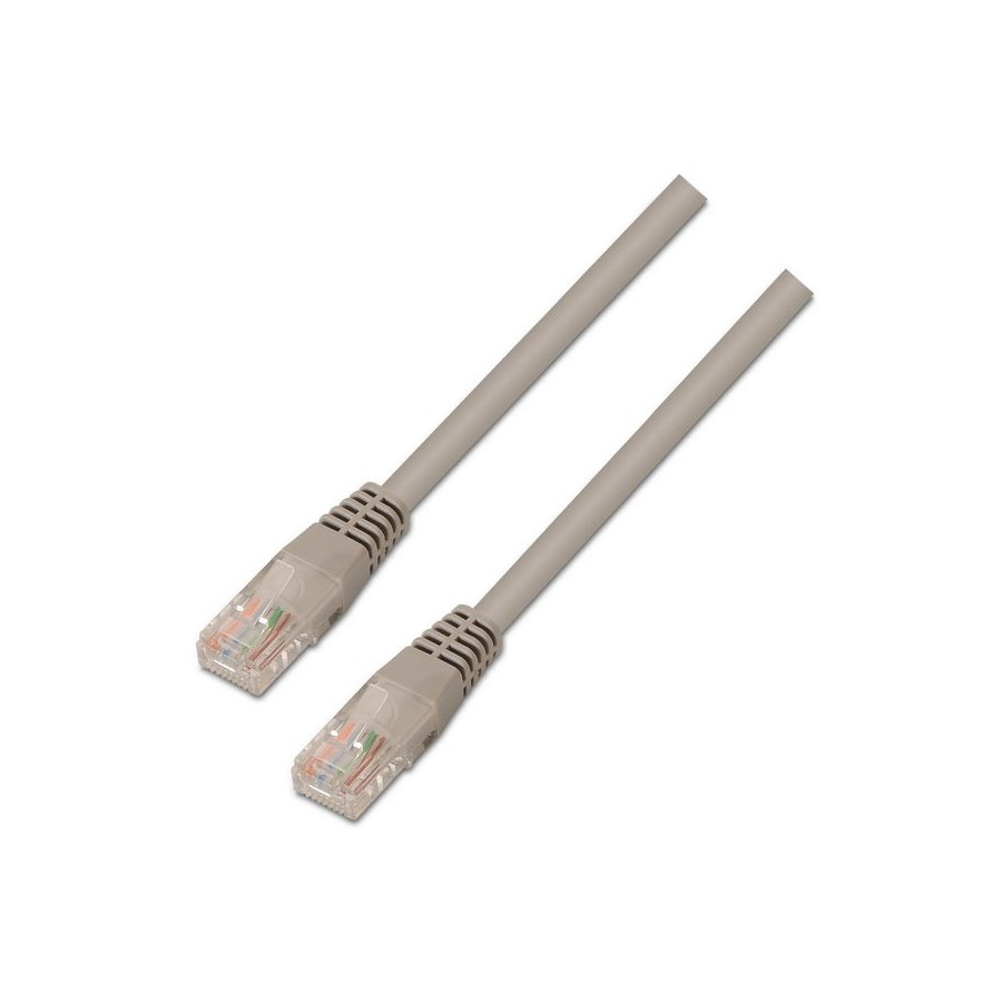 Aisens cable de red rj45 cat.6 utp awg24 - 3m - gris