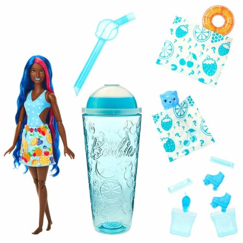 Muñeca barbie pop reveal mattel aroma de frutas ponche de frutas