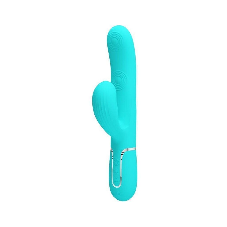 Pretty love - perlita vibrador punto g 3 en 1 multifunción verde agua