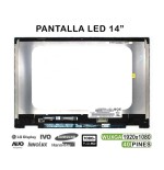 Pantalla led táctil completa de 14" para portátil hp pavilion x360 14 dw 14 dwxxx series con marco