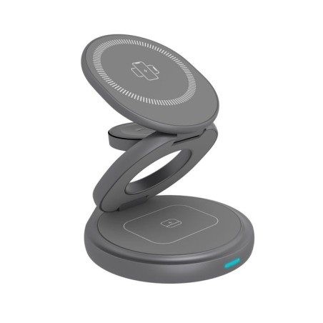 Cargador inalámbrico icy box ib-sh101-ch 3 en 1