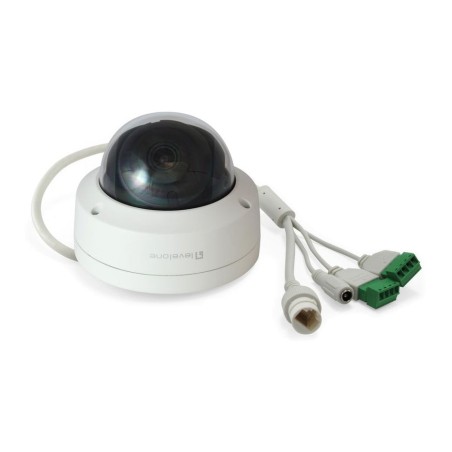 Levelone ipcam fcs-3404 dome out 6mp h.265 ir 9w poe