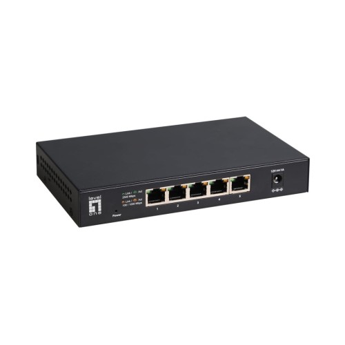 Levelone switch 5x ge geu-0525 2.5gbe 100 1000mbps sw