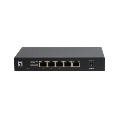 Levelone switch 5x ge geu-0525 2.5gbe 100 1000mbps sw