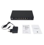 Levelone switch 5x ge geu-0525 2.5gbe 100 1000mbps sw