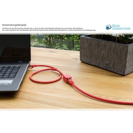 Alcasa 8063vr-030r cable de red rojo 3 m cat6 s/ftp (s-stp)