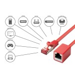 Alcasa 8063vr-030r cable de red rojo 3 m cat6 s/ftp (s-stp)