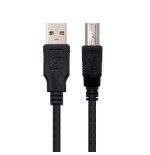 Nanocable cable de impresora usb-a 2.0 macho a usb-b macho 4.50m