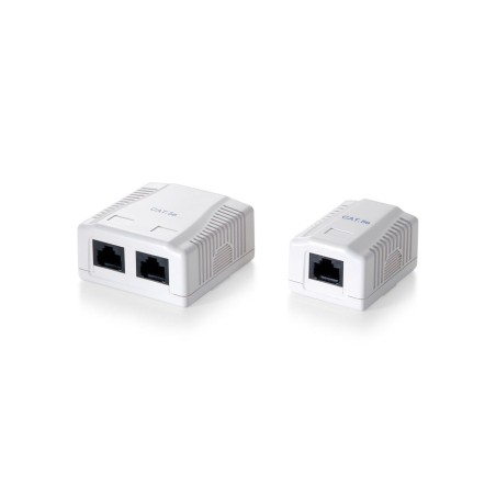Equip roseta de superficie categoria 6 2 hembras rj45
