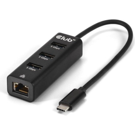 Club3d usb-hub usb typ-c 3.2  3x usb typ a 1gbps retail