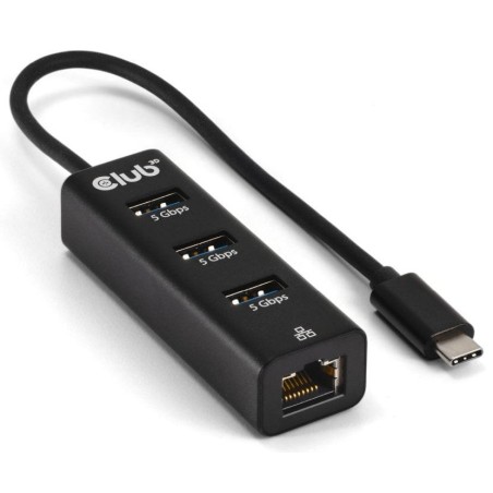 Club3d usb-hub usb typ-c 3.2  3x usb typ a 1gbps retail