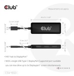 Club3d mm-hub usb 3.2 typ c  3x dp 4k60hz m h retail