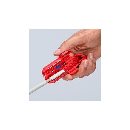 Knipex ergostrip pelacable azul, rojo