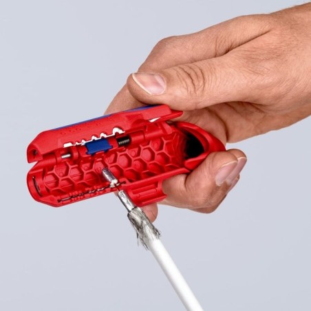 Knipex ergostrip pelacable azul, rojo