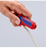 Knipex ergostrip pelacable azul, rojo