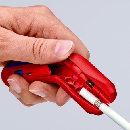 Knipex ergostrip pelacable azul, rojo