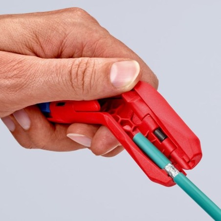 Knipex ergostrip pelacable azul, rojo