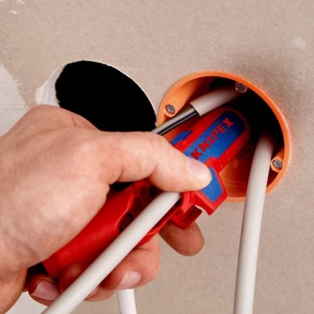 Knipex ergostrip pelacable azul, rojo