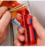 Knipex ergostrip pelacable azul, rojo