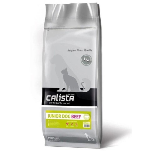 Alimento seco para perros calista junior beef  12kg