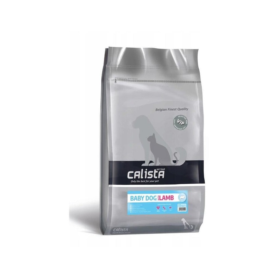 Alimento seco para perros calista baby dog lamb  12kg
