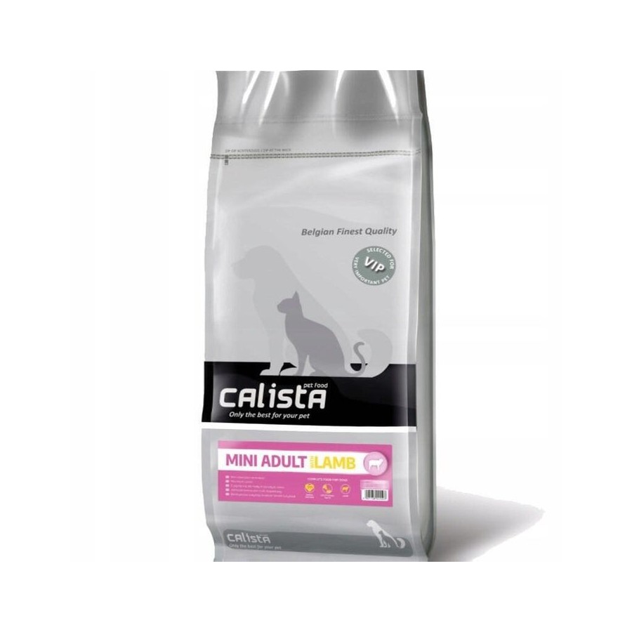 Alimento seco para perros calista mini adult lamb  12kg