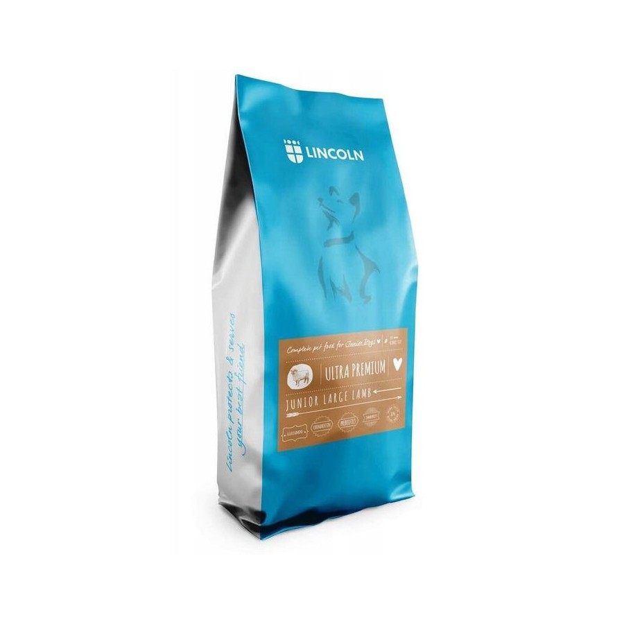 Lincoln - cordero con arroz - junior - alimentación seca para perros - 12kg