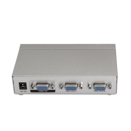 Aisens svga duplicador para 2 monitores con alimentacion - plata a116-0084