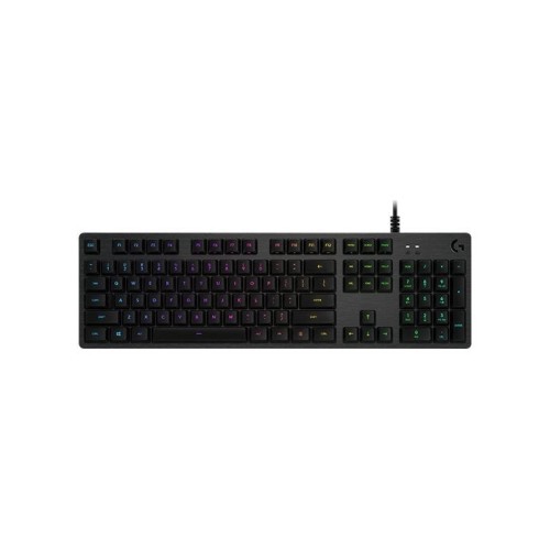 Teclado portugués logitech g g512 carbon lightsync rgb mechanical gaming gx brown switches carbono