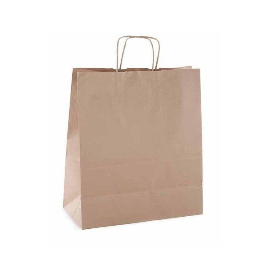 Paquete 50 bolsas kraft apli24*11*31gramaje 100 g/cm2marrón