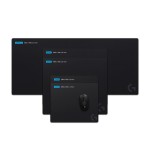 Alfombrilla logitech g g740 negro