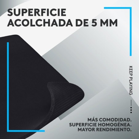 Alfombrilla logitech g g740 negro