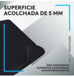 Alfombrilla logitech g g740 negro