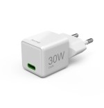 Hama cargador red eléctrica blanco usb-c 30w carga rápida