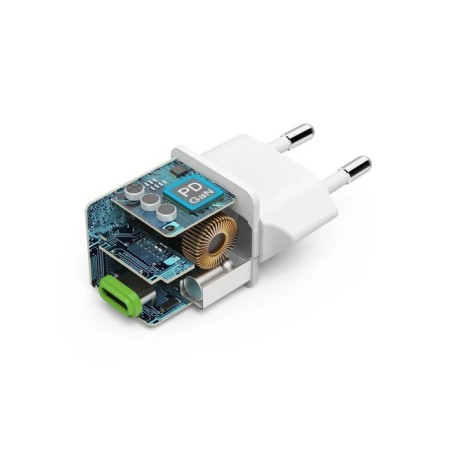 Hama cargador red eléctrica blanco usb-c 30w carga rápida