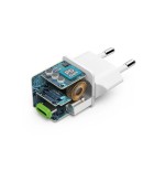 Hama cargador red eléctrica blanco usb-c 30w carga rápida