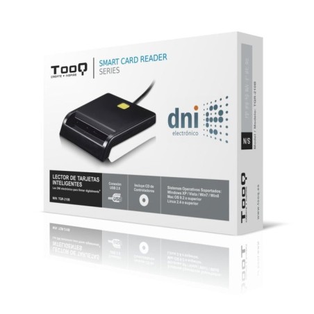Tooq lector de dnie usb - negro