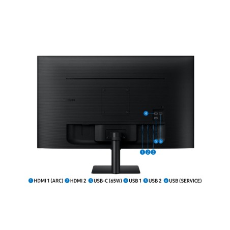 Monitor  samsung m70d 32" 3840 x 2160 pixeles 4k ultra hd led negro