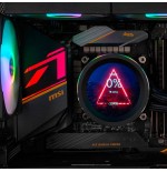 Sistema de refrigeración líquida nox x-240 lcd negro
