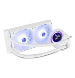Sistema de refrigeración líquida nox x-240 lcd blanco
