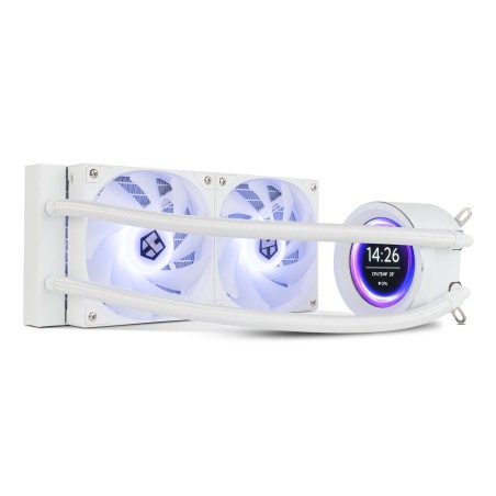 Sistema de refrigeración líquida nox x-240 lcd blanco