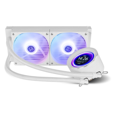 Sistema de refrigeración líquida nox x-240 lcd blanco
