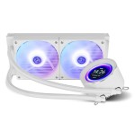 Sistema de refrigeración líquida nox x-240 lcd blanco