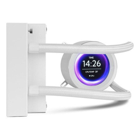 Sistema de refrigeración líquida nox x-240 lcd blanco
