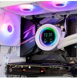 Sistema de refrigeración líquida nox x-240 lcd blanco